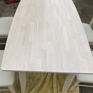 ニトリ製品　ダイニングテーブルセット　120 4人掛けの画像