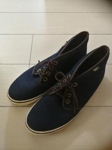 VANS　メンズシューズ　靴　紺　27.5cm