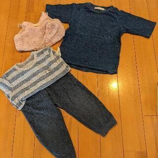 値下げ☆キッズダウン　プティマイン服等　90cm・100cmセット