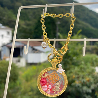 赤ずきんちゃんのバックチャームの画像