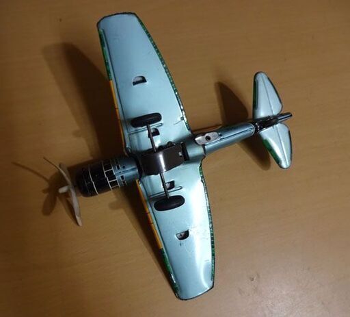 当時物 DAITO ゼロ戦 NO.1 海軍零式戦闘機 ブリキ 玩具 全長22cm 箱付き 日本製 大東 昭和レトロ 札幌市 白石区 東