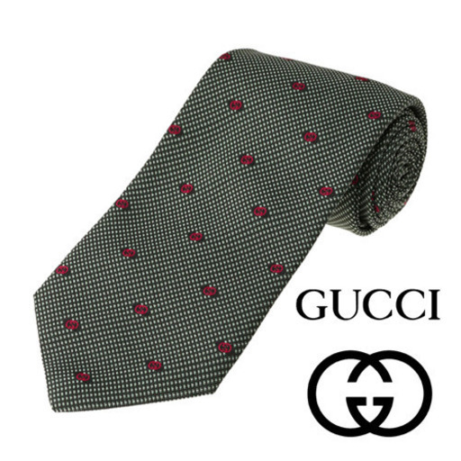 GUCCI ネクタイ 美品 GG柄 定価19500円