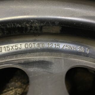 【TOYO SD-7 175/65R15】【トヨタ カローラフィールダー 純正スチールホイール 15インチ 5J4HPCD100+39】18年製 バリ溝 ヴィッツ等(MTB142) クレジットカード QRコード決済可能の画像