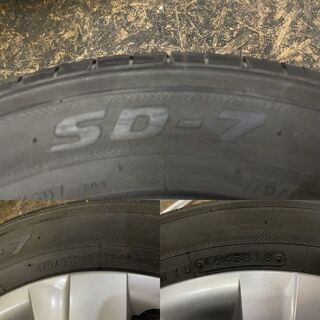 【TOYO SD-7 175/65R15】【トヨタ カローラフィールダー 純正スチールホイール 15インチ 5J4HPCD100+39】18年製 バリ溝 ヴィッツ等(MTB142) クレジットカード QRコード決済可能の画像