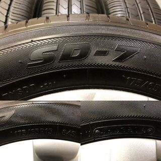 TOYO SD-7 175/65R15】【トヨタ カローラフィールダー 純正ホイール 15インチ 5J4HPCD100+39】2018年製 バリ溝　(MTK109)クレジットカード QRコード決済可能の画像