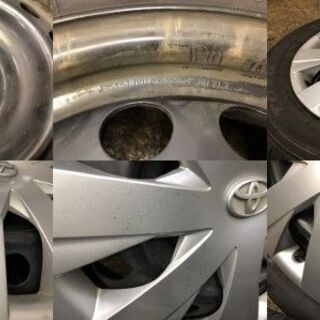 TOYO SD-7 175/65R15】【トヨタ カローラフィールダー 純正ホイール 15インチ 5J4HPCD100+39】2018年製 バリ溝　(MTK109)クレジットカード QRコード決済可能の画像