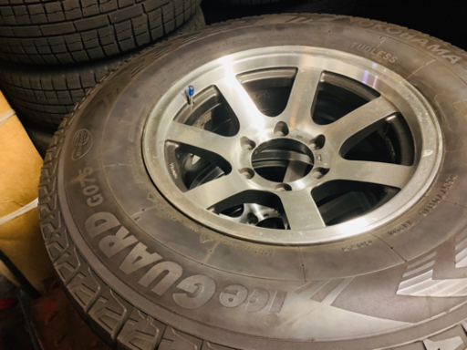 スタッドレス＆ホイールセット ヨコハマタイヤ 16インチ 265 70 バリ山