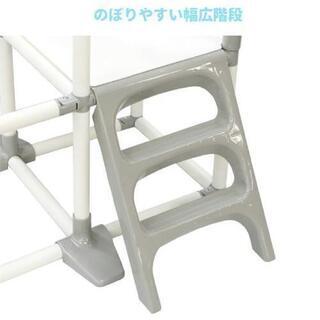 【美品】折りたたみ滑り台つきジャングルジムの画像