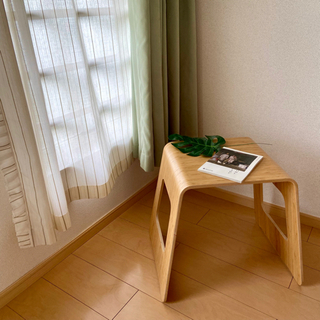 IKEA「ベングトホーカン」サイドテーブル/椅子　竹製　デザイン家具