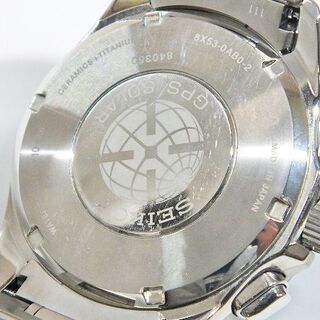 【苫小牧バナナ】セイコー/SEIKO アストロンASTRON GPSソーラーウオッチ 8Xシリーズデュアルタイム Titanium Models SBXB045 美品 動作OK♪