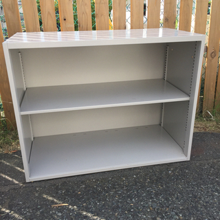 9月21日まで！★状態良好★ 業務用 収納家具 ITOKI シンラインキャビネット スチールキャビネット 幅90㎝ ホワイトグレー HTM-069LS-WE の画像