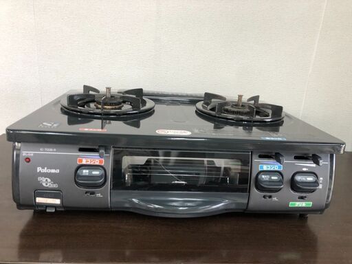 ☆良品☆　パロマ　ガスコンロ　　IC-700B-R　＜都市ガス＞  4