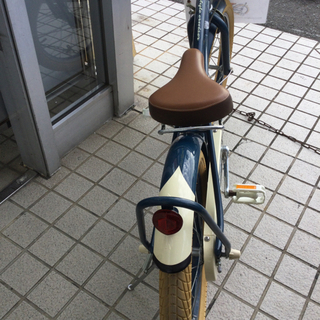 9/27【✨中古車✨】 18インチ キッズ用自転車 子供用自転車 ビーチクルーザー ブルー✨✨の画像