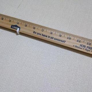 USA LOWES社 木製定規 インチ表記 約90センチの画像