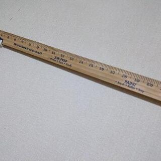 USA LOWES社 木製定規 インチ表記 約90センチの画像