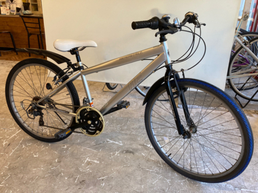 【AMERICAN　EAGLE】26インチ　18段変速　マウンテンバイク　シルバー