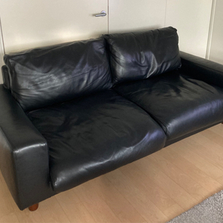 無印良品 皮張りソファー 2.5シーター レザー