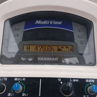 ヤンマー田植機 RG6X ディーゼルエンジン ６条植え 大型サンバイザー ウィンチ付き パワステ 枕地ローター HMT無段変速    の画像