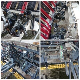 ヤンマー田植機 RG6X ディーゼルエンジン ６条植え 大型サンバイザー ウィンチ付き パワステ 枕地ローター HMT無段変速    の画像