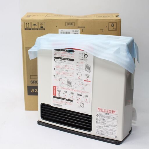 055)【未使用品】Rinnai SRC-365E ガスファンヒーター LPガス プロパン用/木造11畳・コンクリ15畳まで 2020年製 ホワイト リンナイ