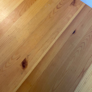 2人がけテーブル差し上げます。IKEA 木目調　ライトブラウンの画像