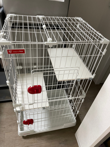 猫ケージ　新品同様　アイリスオーヤマ