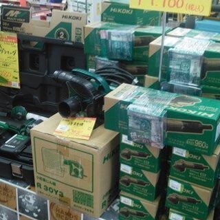 店頭案内　オススメ未使用工具コーナー　ハンズクラフト安佐北店 - 広島市