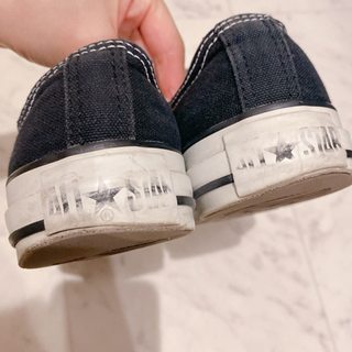 【コンバース】スニーカー 黒 23cmの画像