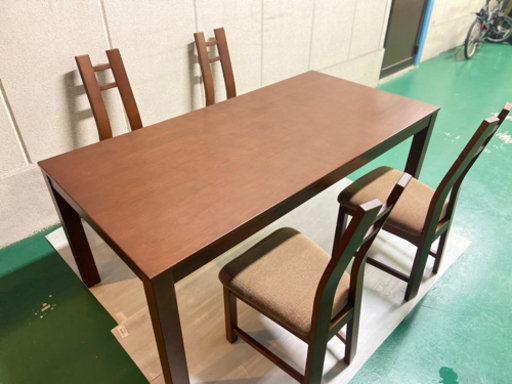 スタイルプロポーザ  高級ダイニングテーブルとイス４脚 食卓テーブル