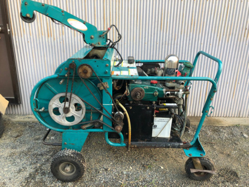 磐田市発/丸山 ラジコン 動噴 MS653DR6S-Y セル リモコン 付き/エンジン始動 ディーゼル　ジャンク吸い。