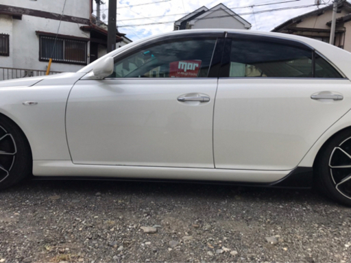 新品　未塗装　GRX120　マークＸ　サイドステップ　日本製　簡単取付