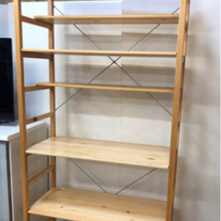無印良品　パイン材ユニットシェルフ
