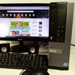 　　爆速SSD＋大容量HDD♪♪　ディスクトップパソコンセット一式