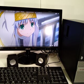 　　爆速SSD＋大容量HDD♪♪　ディスクトップパソコンセット一式の画像