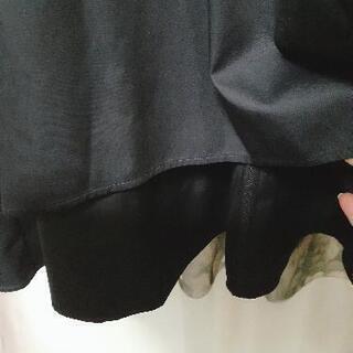アース♪ドレープが綺麗なゆったり系セットアップ/未使用  M～XLフリーの画像