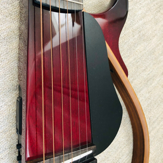 YAMAHA サイレントギター SLG200S クリムゾンレッドバーストの画像