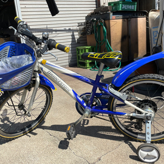 ★KIDS★子供用自転車(青)