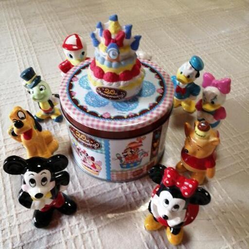 TDR20thanniversary空缶＆ディズニーキャラクターフィギュア