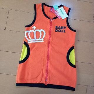 新品パイピングジャンパースカート110ベビードールBABYDOL...