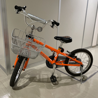 【ルイガノ】子供自転車　16インチ　オレンジ