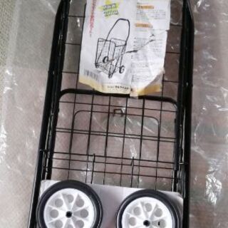 新品★折り畳み式ショッピングカート　荷物運び　マキノライフテック　介護カートの画像