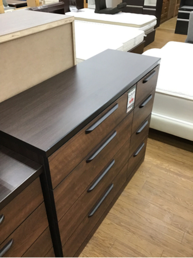 KI-166【ご来店頂ける方限定】新入荷　アウトレット　ローチェスト　ブラウン