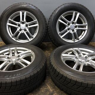 【BS BLIZZAK VRX 215/65R16】スタッドレス【BALMINUM S5 16インチ 6.5J5HPCD114.3+38】アルファード ヴェルファイア　(VTL450) クレジットカード QRコード決済可能