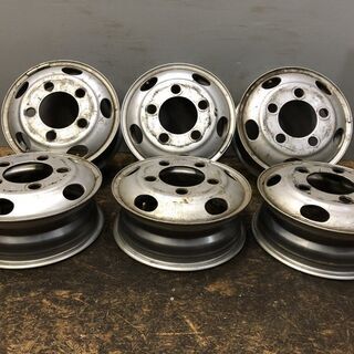 TOPY製 トラックホイール 6本 16X5.5K TFAC 5HPCD203.2 ダイナ トヨエース デュトロ等　(VHI171)クレジットカード QRコード決済可能