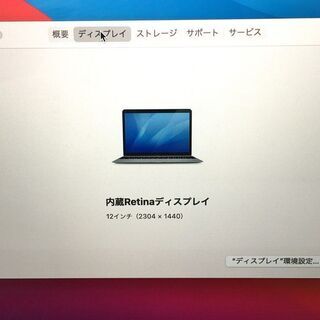 【Macbook】【256GB フラッシュストレージ】（管理番号：2400011075932）の画像