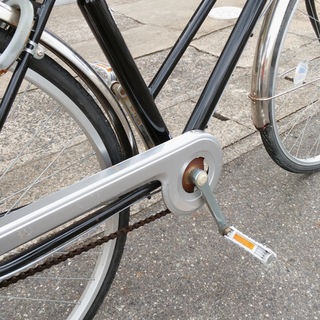 3段階変速ギア付き自転車✨27インチ　黒✨鍵あり✨中古品✨まだまだお使い頂けます✨お店で防犯登録できます♪の画像