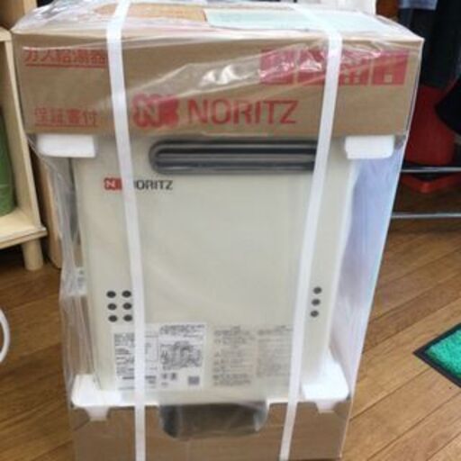 新品未使用　ノーリツ　GQ-2039WS-1 20号　給湯専用ガス給湯器　都市ガス　RC-7607M 台所リモコン　オートストップ機能あり