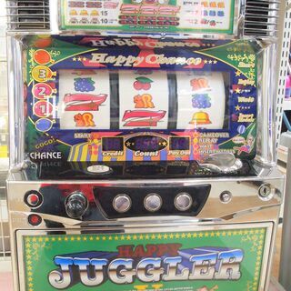 【引取限定】北電子　ハッピージャグラーV2　スロット　中古品　鍵...