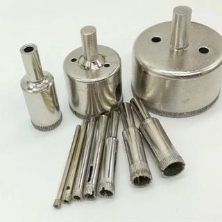 ホールソー 10個 穴あけ ツールセット 工具 加工 タイル ガ...