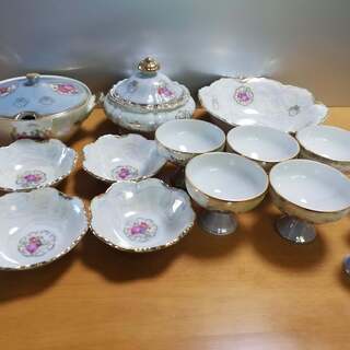 【TOSEN】アンティーク食器15種　40点セット